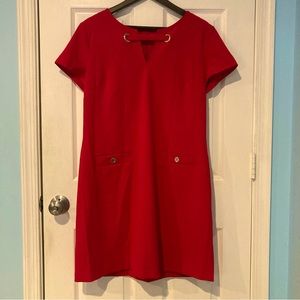 Tommy Hilfiger A-Line Keyhole Dress